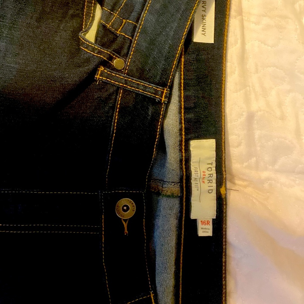 Torrid curvy skinny jeans